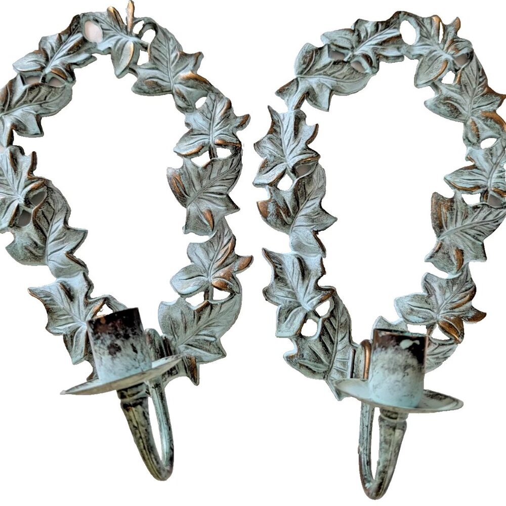 Partylite Ivy Wall Sconce pair